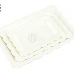 花邊長方餐盤(4、6PCS