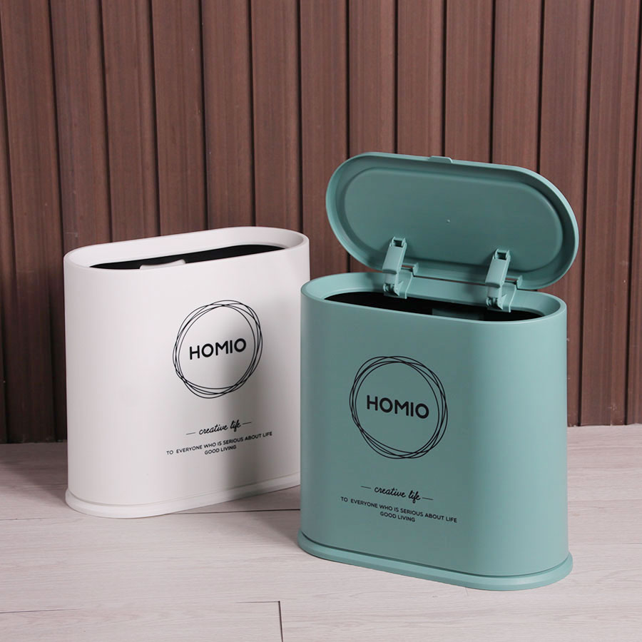 橢圓形自動(dòng)抽袋垃圾桶